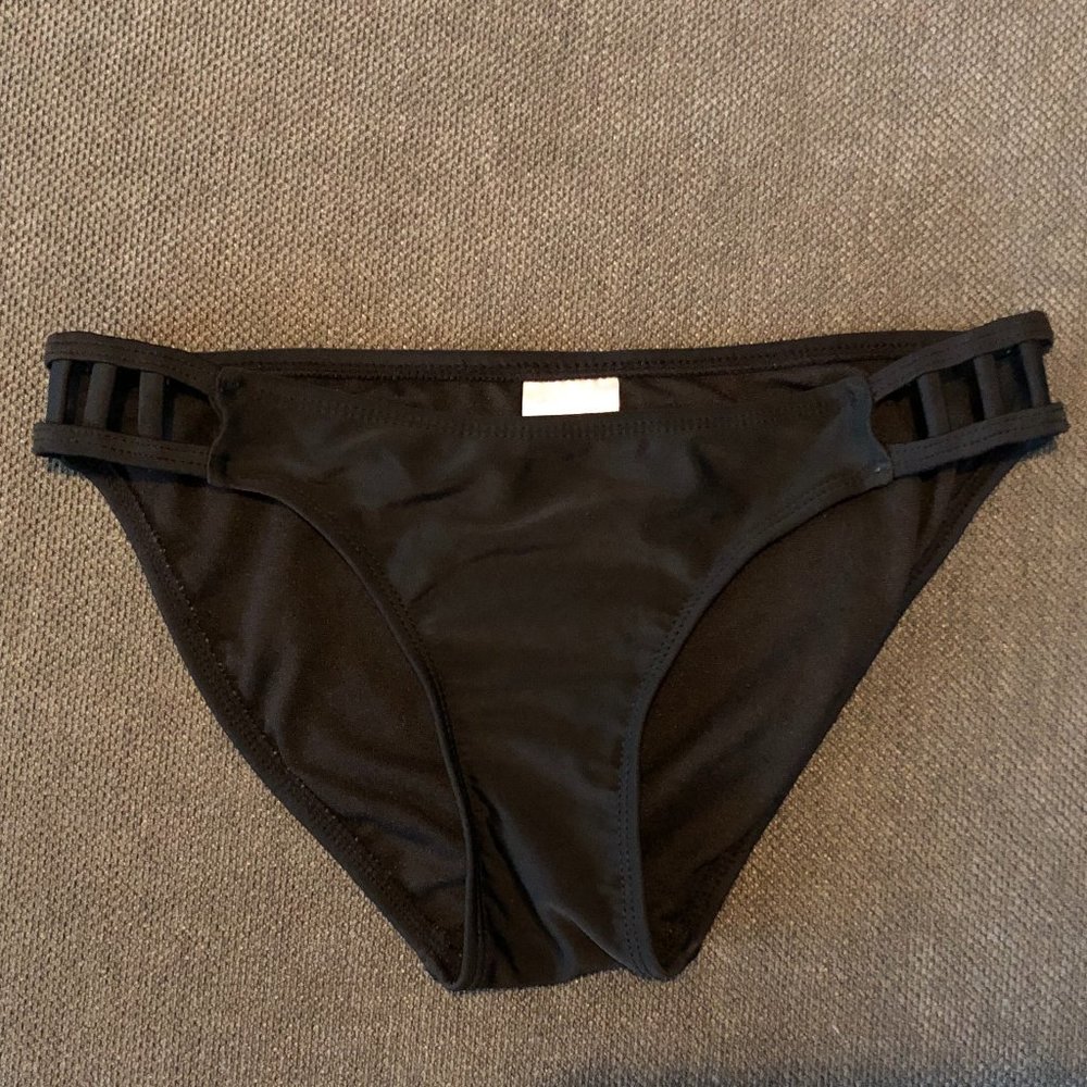 Xhilaration • Black Bikini Bottoms (Size XS)